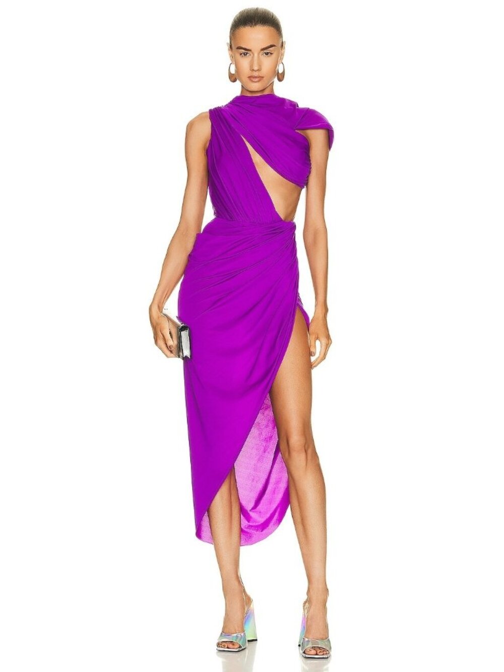 NERVI Bar Dress in Purple